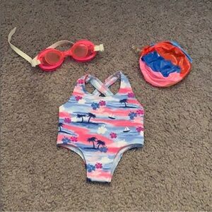 Tropical Swimsuit with Goggles Build a bear outfit